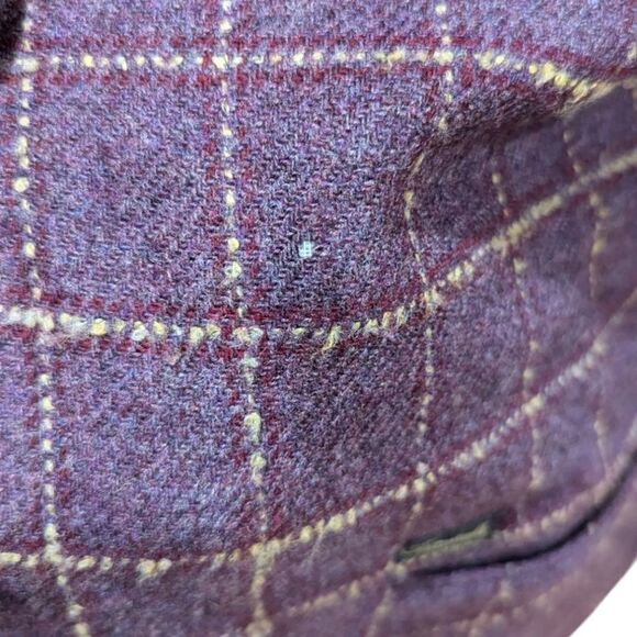 Faconnable Purple Plaid Women's Jacket - Picture 12 of 14